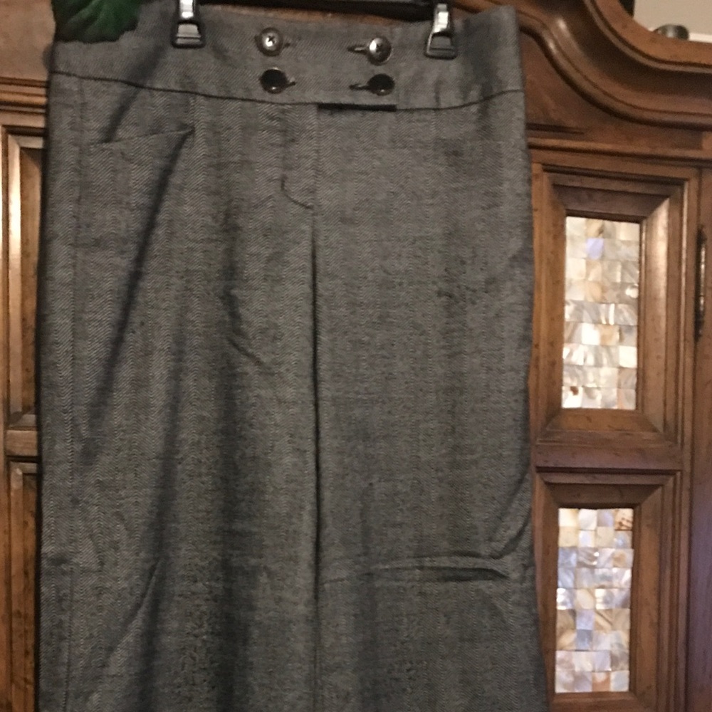 Wide leg dress pant